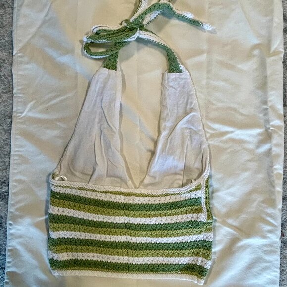 Hollister Crochet Halter Top Size Small Boho Retro - Picture 6 of 10